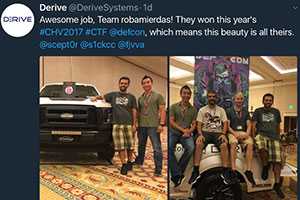 DEF CON 25 car hacking village CTF Winners image