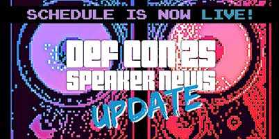 DEF CON Schedule is Live image