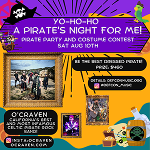 DEF CON 32 Pirate party flyer